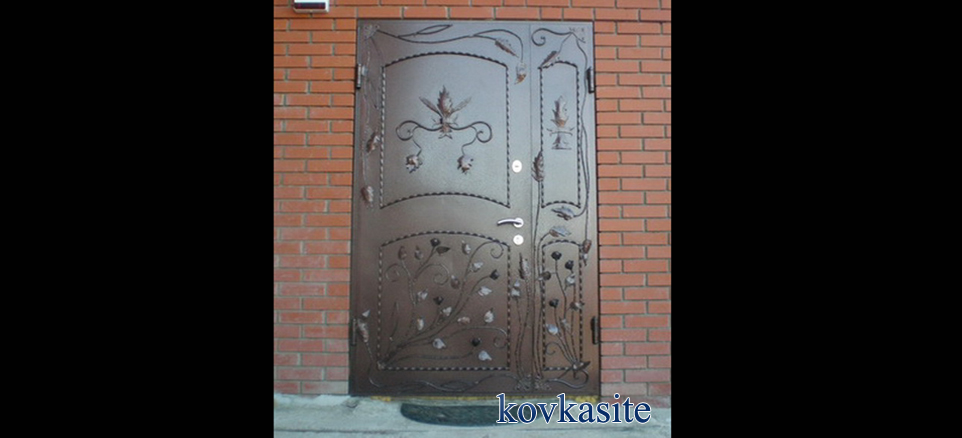 кованые металлические двери в москве 31